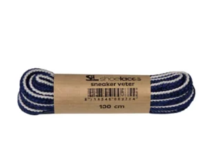 SL Floris van Bommel Veters 008 Blauw Wit 100cm Sneakersveters