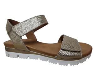 Aqa Aqa A8900 FRP Sandalen Goud Leer Dames