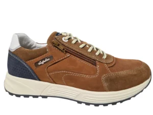 Australian Australian Discover T30 Tan Blue White Sneakers Nubuck en Suede Heren