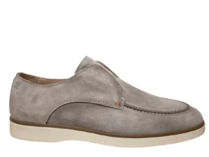 Berkelmans Berkelmans Batangas Earth Suede Instappers Beige/Grijs Suede Heren