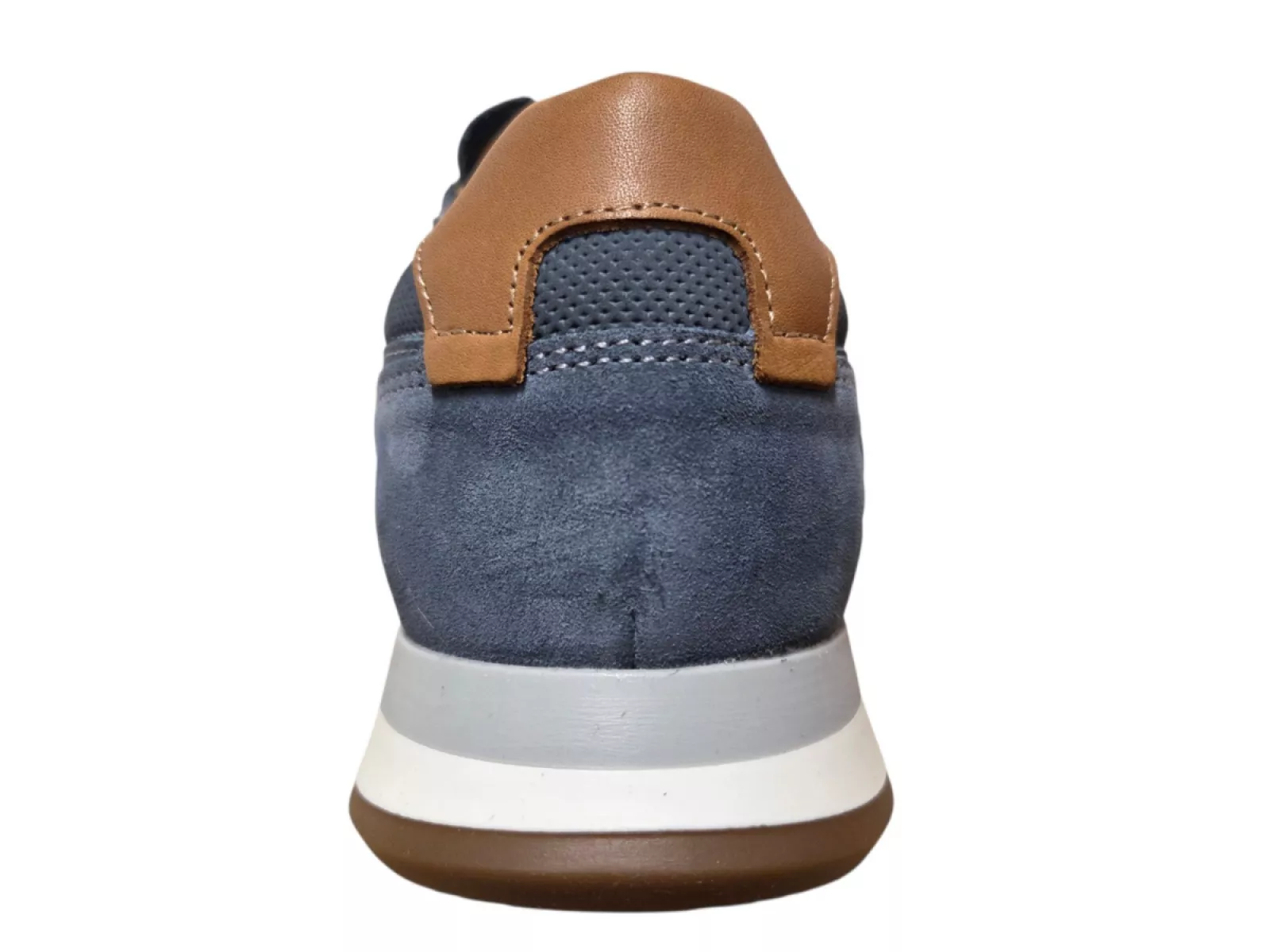 Bufflox Bufflox Madrid Sneakers Blauw Leer en Suede Heren