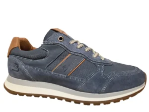 Bufflox Bufflox Madrid Sneakers Blauw Leer en Suede Heren