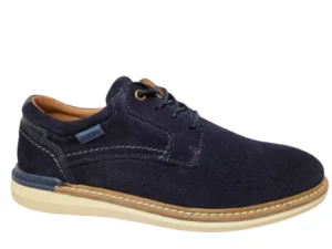 Bufflox Bufflox Viena Blue Veterschoenen Blauw Suede Heren