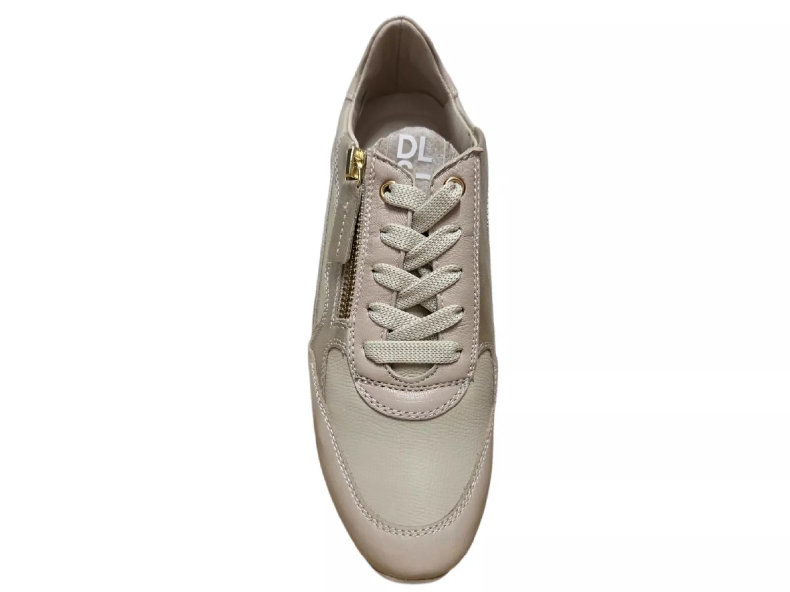 DL Sport DL Sport 6926 703 Gloss Sabbia Sneakers Beige Leer Dames