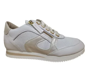 DL Sport DL Sport 6994 567 Gloss Bianco Sneakers Wit Leer Dames