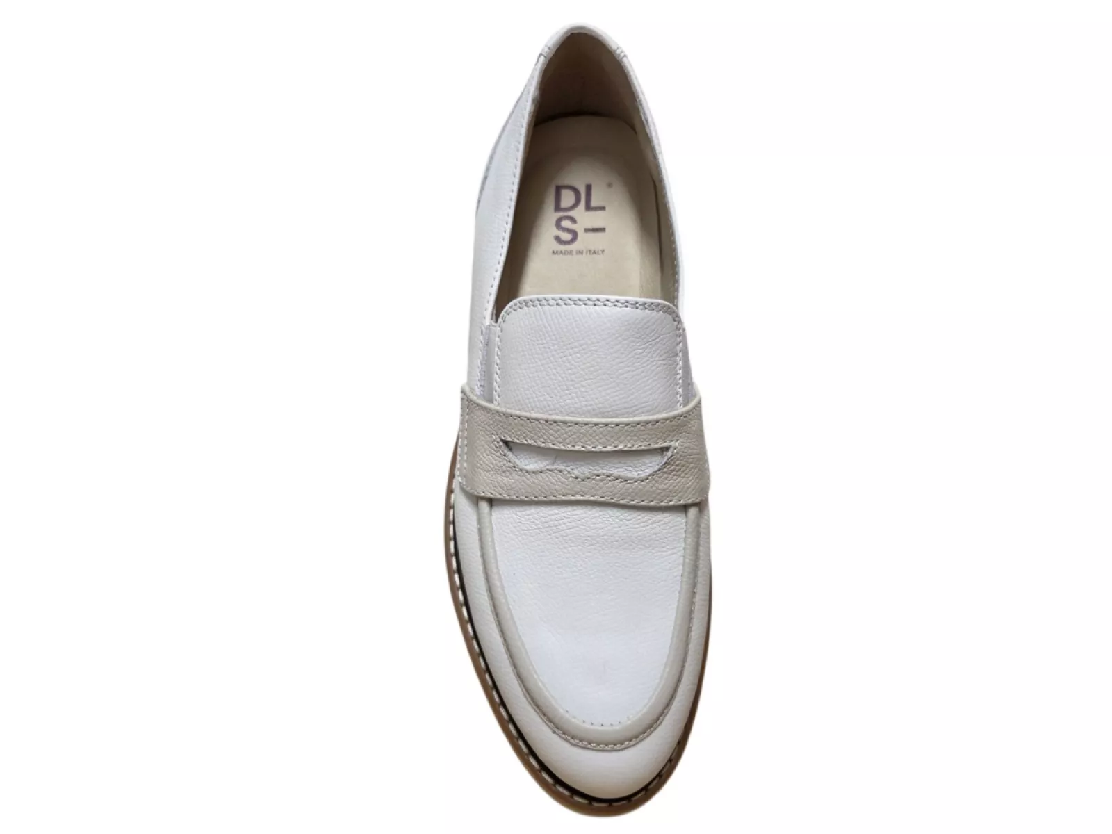 DL Sport DL Sport 7033 Alpina White Instappers Wit Leer Dames