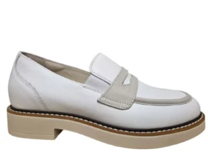 DL Sport DL Sport 7033 Alpina White Instappers Wit Leer Dames