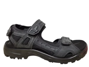 Ecco Ecco 069564 12001 Offroad Sandalen Zwart Leer en Textiel Heren