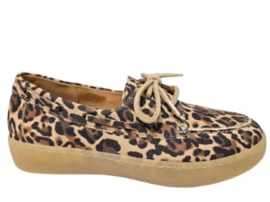 Gabor Gabor 83.342.32 Veterschoenen Beige Panterprint Leer Dames