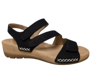 Gabor Gabor 83.734.17 Sandalen Zwart Nubuck Dames