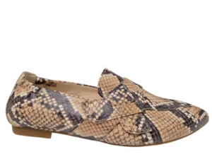 Gabor Gabor 84.131.32 Instappers Beige/Zwart Slangenprint Leer Dames