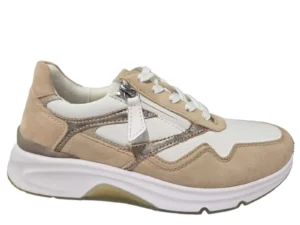 Gabor Gabor 86.896.55 Rolling Soft Sneakers Beige Leer Dames Breed