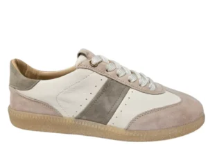 Gianluca Pisati Gianluca Pisati Carol Tof-Lat-Sal Sneakers Wit/Roze/Blauw Leer en Suede dames