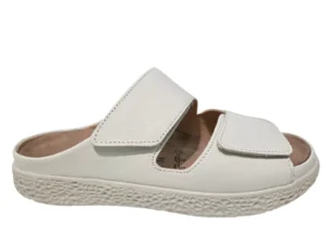 Hartjes Hartjes 122.1221/10 02.00 H Slippers Wit Leer Dames Breedte H