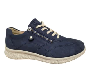 Hartjes Hartjes 162.1606/99 65.00 Rap Veterschoenen Blauw Nubuck Dames Breedte K