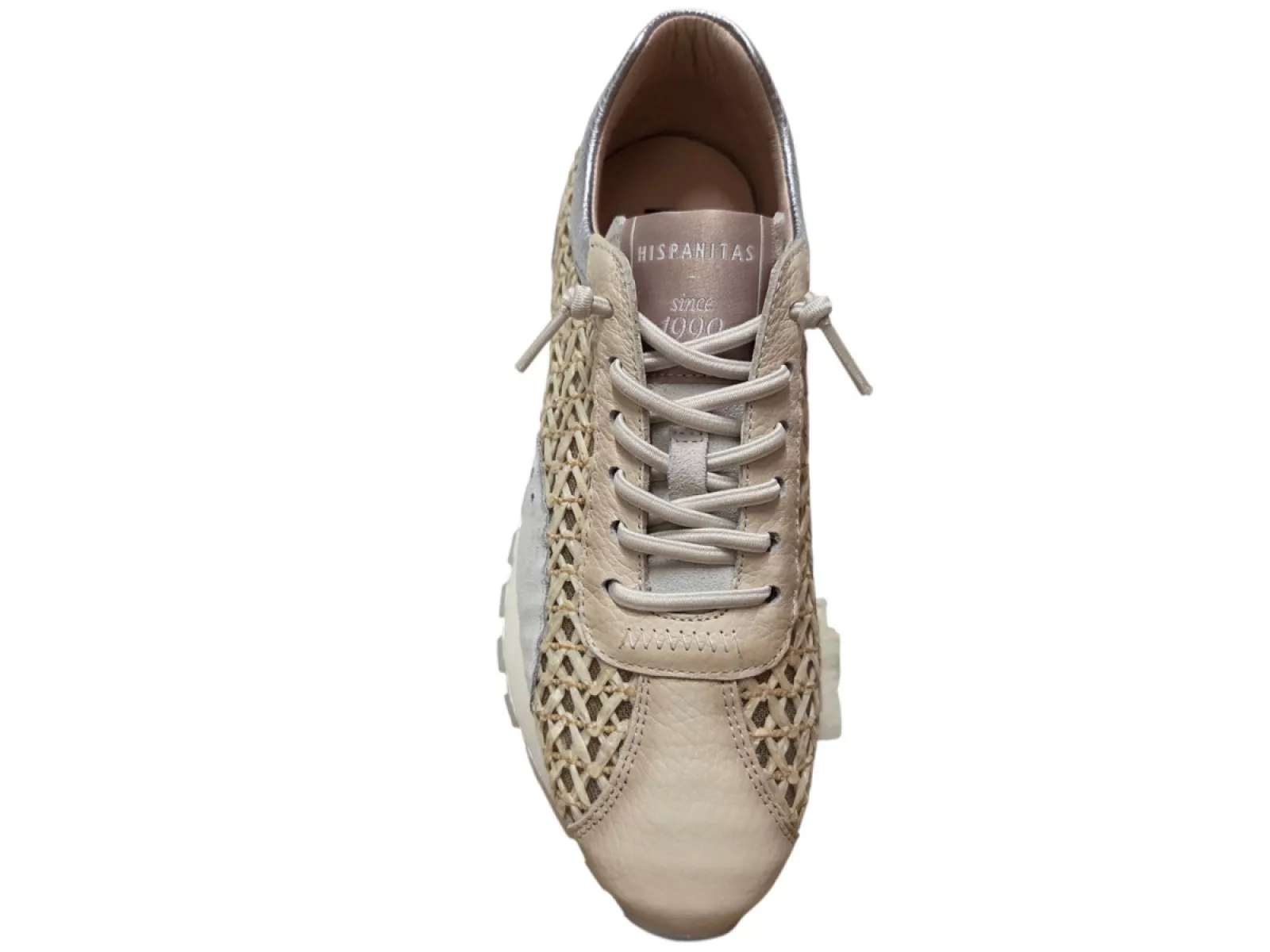 Hispanitas Hispanitas RHV264741 C004 Sneakers Beige Leer en Mesh Dames