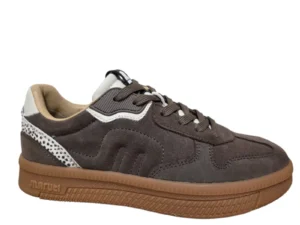 Maruti Maruti Yale D01 Almond Pixel Offwhite Sneakers Bruin Suede Dames