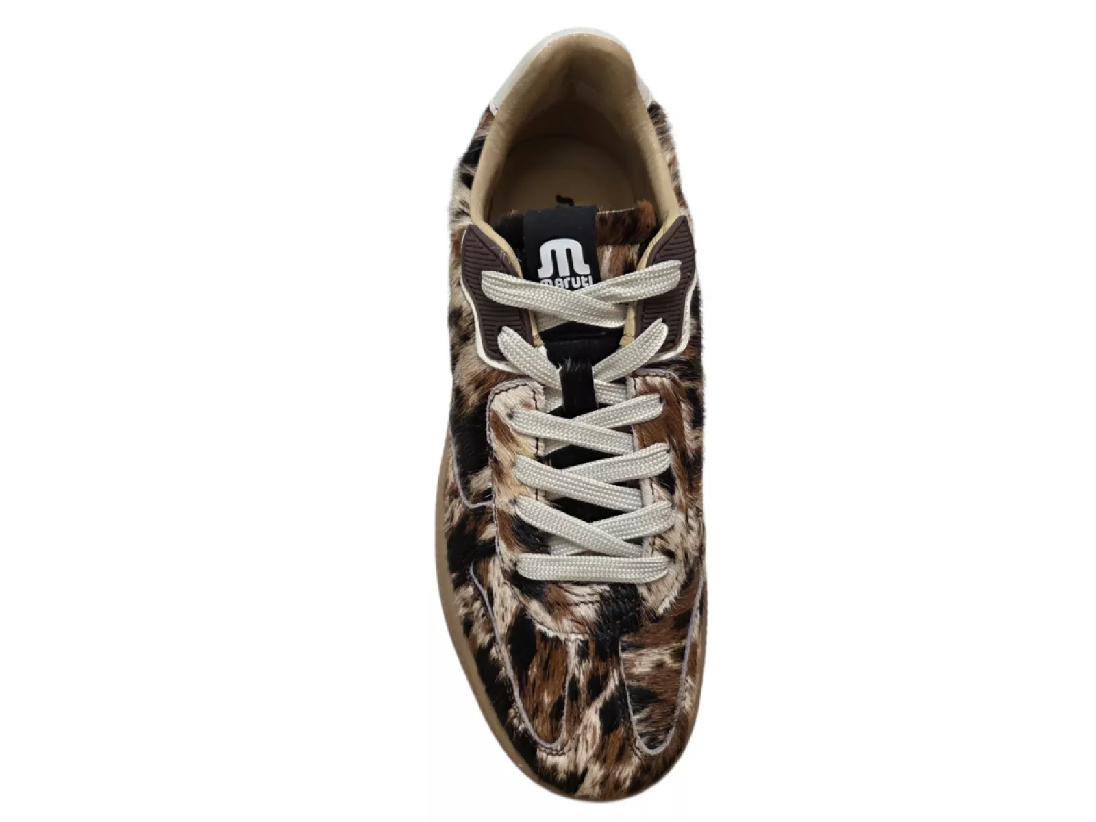 Maruti Maruti Yale Hairon Z00 Multi Sneakers Bruin Leer dames