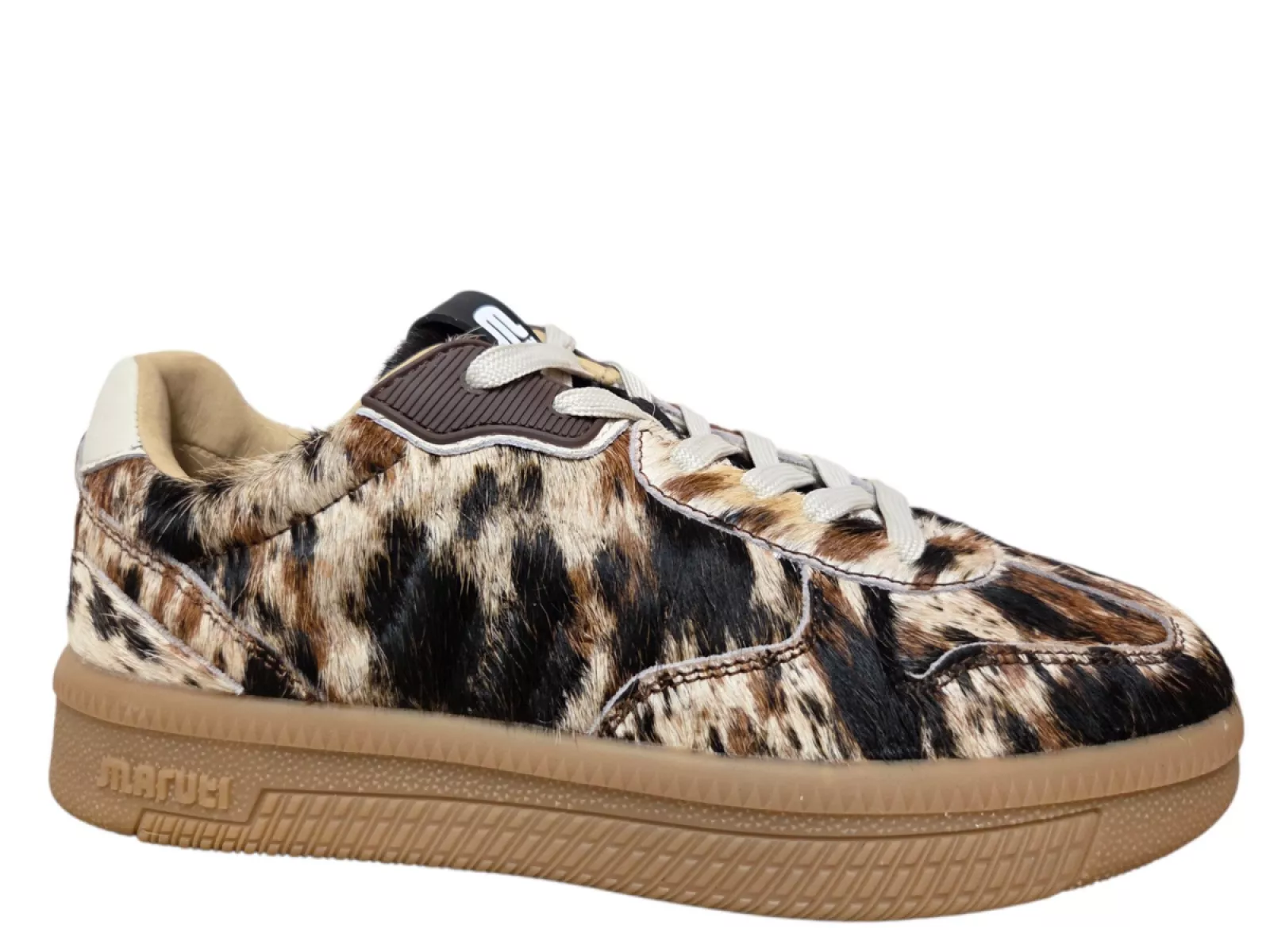 Maruti Maruti Yale Hairon Z00 Multi Sneakers Bruin Leer dames