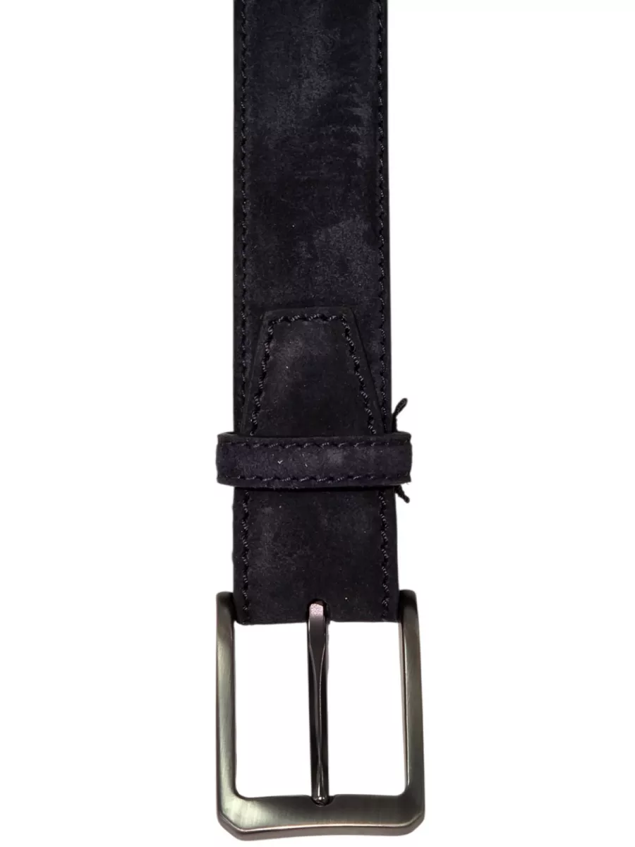 Melik Melik Aspen Riem Donkerblauw Suede Heren 110CM