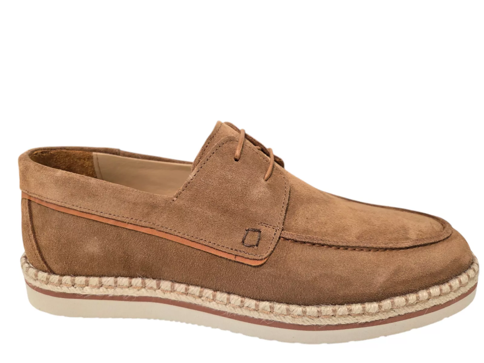 Melik Melik Jean Sigaro Suede Veterschoenen Bruin Suede Heren
