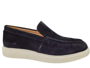 Melik Melik Tulip Donkerblauw Suede Instappers Blauw Suede Heren