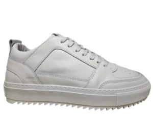 Rehab Rehab Creon LTHR 0707 WHT WHT Sneakers Wit Leer Heren