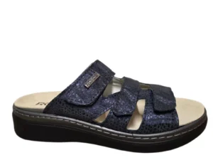 Rohde Rohde 5221 56 Slippers Blauw Leer Dames