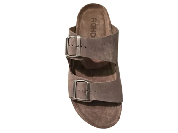 Rohde 6703 71 Slippers Bruin Nubuck Heren | Bestel online