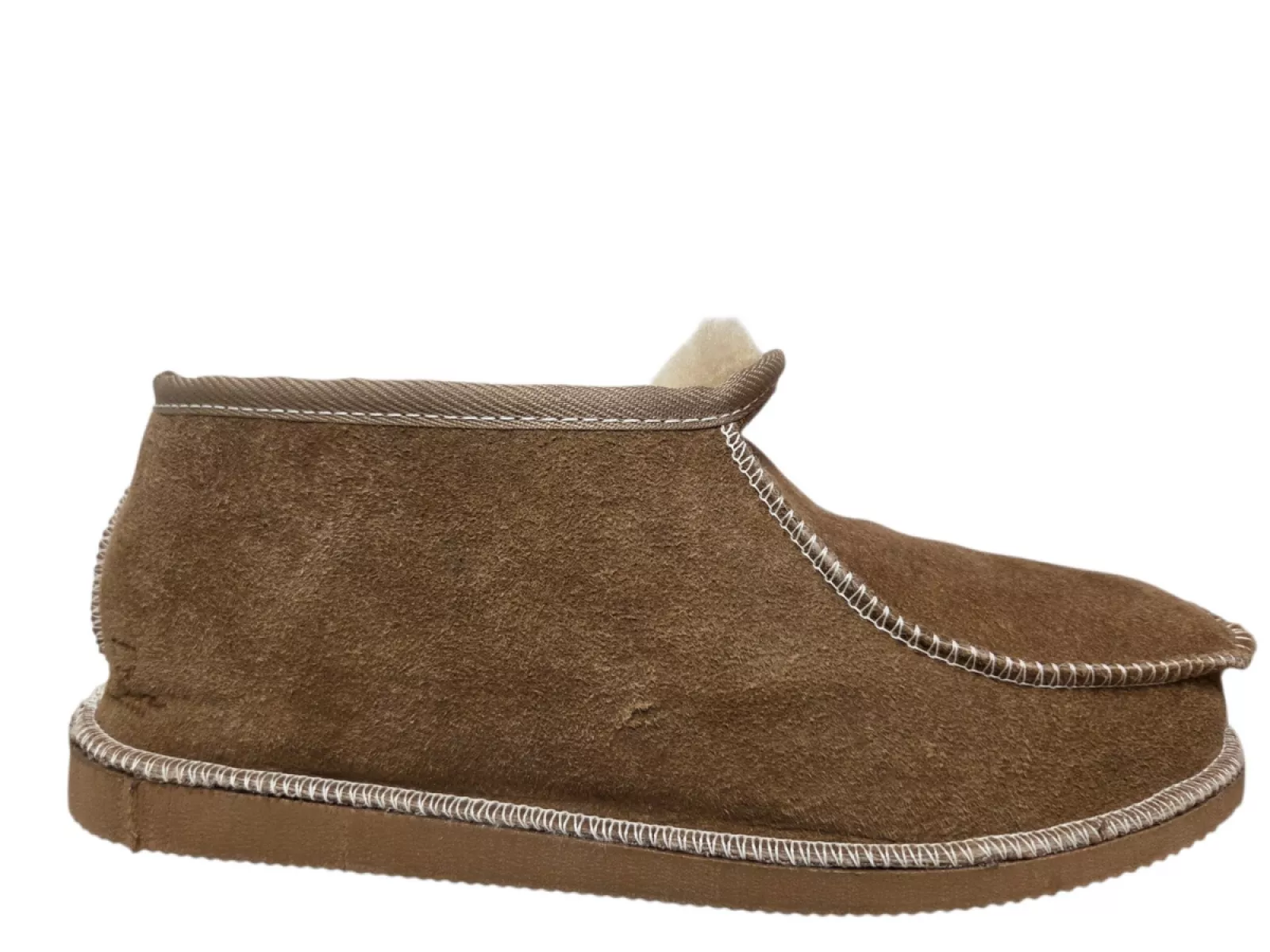 van Buren van Buren Heren Pantoffels Camel Gesloten Sloffen Rubberen Zool