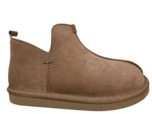 van Buren van Buren House Shoe Nooa Camel Gesloten Sloffen Lamsvacht Gevoerd Uniseks