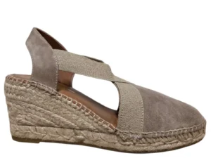 Viguera Viguera 1382 Vitelo Desert Sandaletten Beige Suede Dames