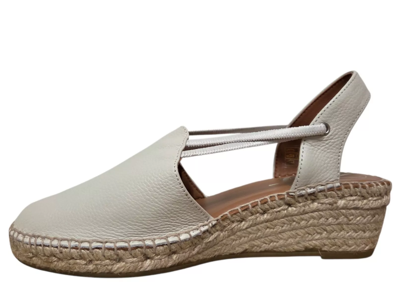 Viguera Viguera 1825 Mars Vainilla Sandaletten Wit Leer Dames