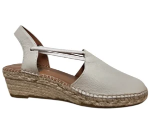 Viguera Viguera 1825 Mars Vainilla Sandaletten Wit Leer Dames