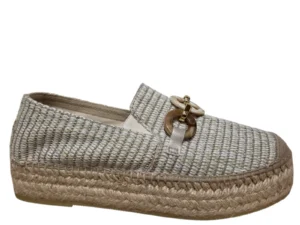 Viguera Viguera 2292 Loana Plata Instappers Platinum Textiel Dames