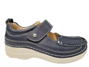 Wolky Wolky 0621471 870 Combi Floater Bandschoenen Blauw Leer Dames