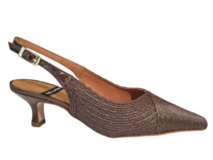 Angel Alarcon Angel Alarcon 26020 416D Cordela Testa Slingbacks Bruin Leer Dames