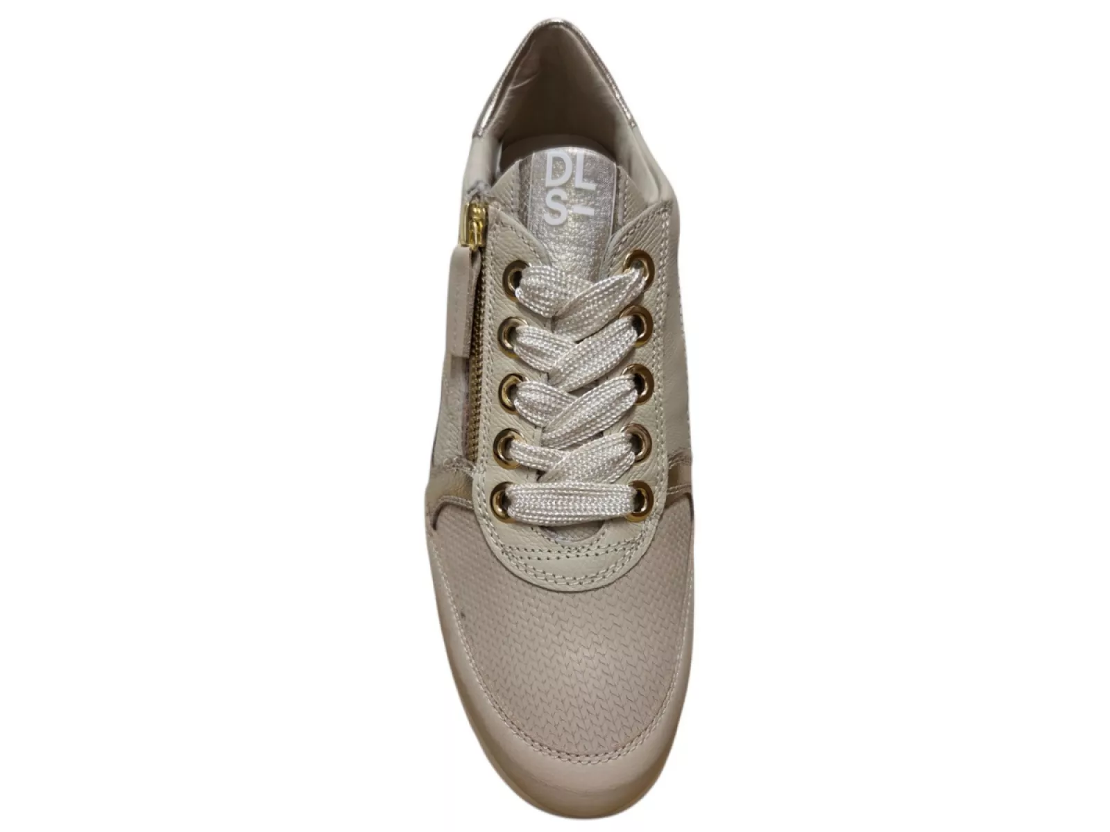 DL Sport DL Sport 6994 567 Gloss Sabbia Sneakers Beige Leer Dames
