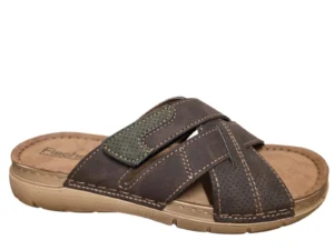 Fischer Fischer 566702 705 Slippers Bruin Leer Heren