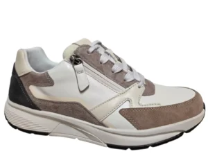 Gabor Gabor 86.878.54 Rolling Soft Sneakers Wit met Bruin Leer Dames