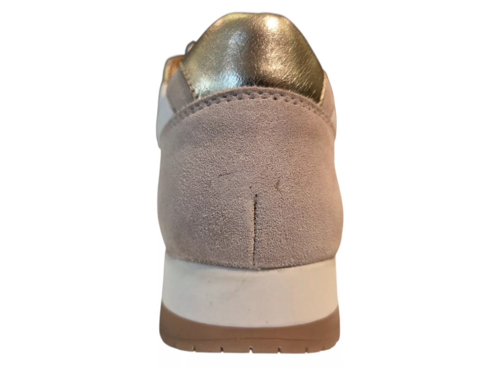 Helioform Helioform 281.011.0357 Sneakers Beige Suede Dames Breedtemaat H