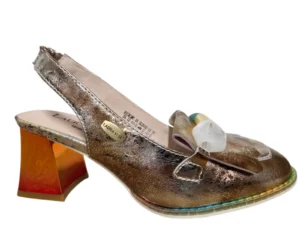 Laura Vita Laura Vita Hicmino 15 Bronze Sandaletten Brons Leer Dames