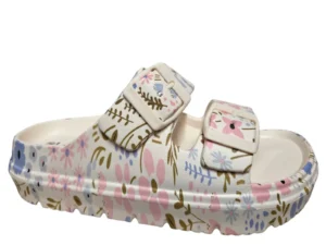 Laura Vita Laura Vita Nuon 01 Slippers Beige Rubber Dames