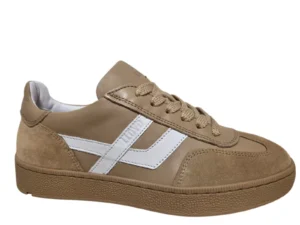 LLoyd LLoyd Akari Brava Sneakers Beige Wit Leer en Suede Dames