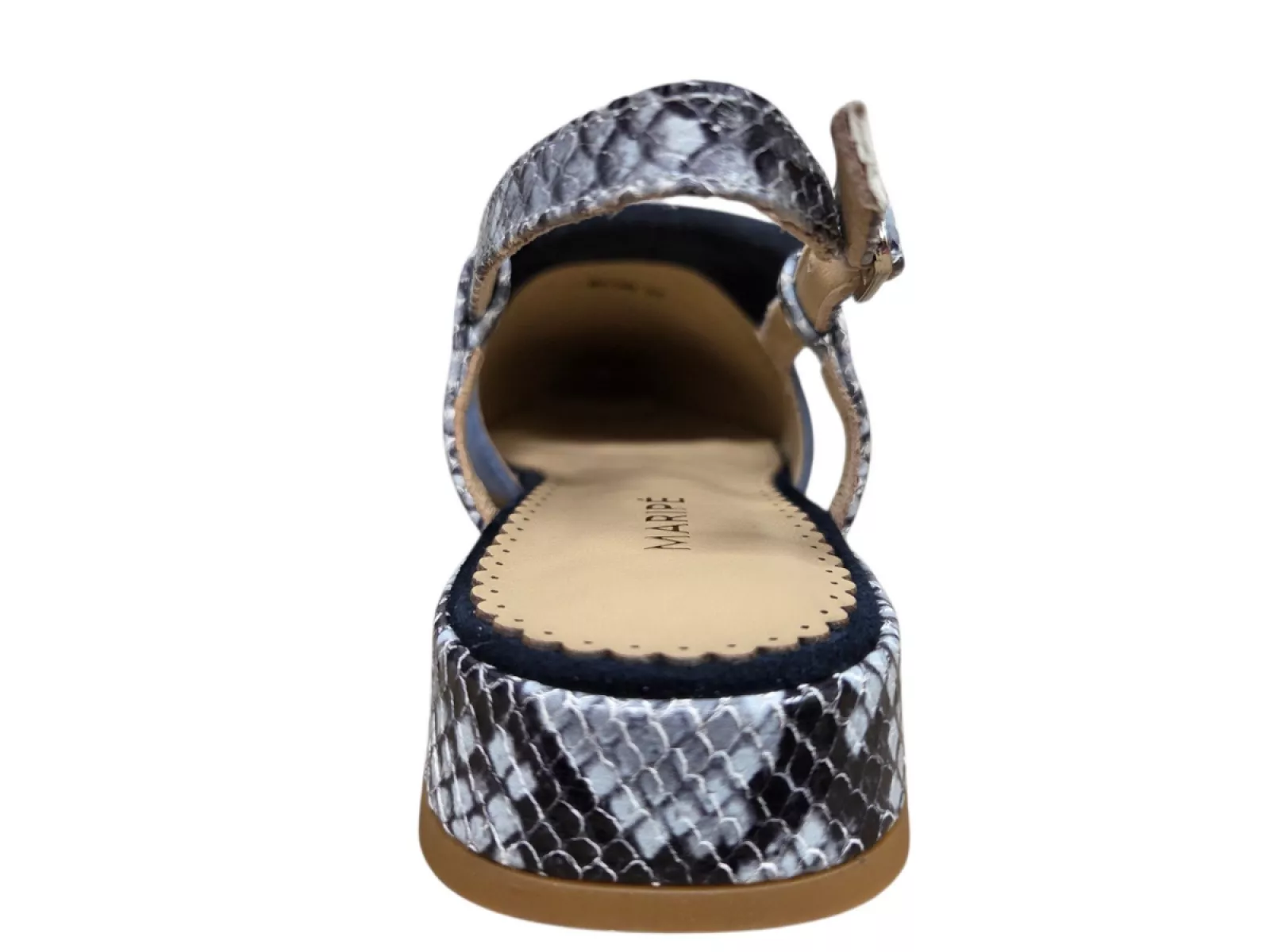 Maripe Maripe MA159 Combi Light Blue Python Slicgbacks Blauw Suede Dames