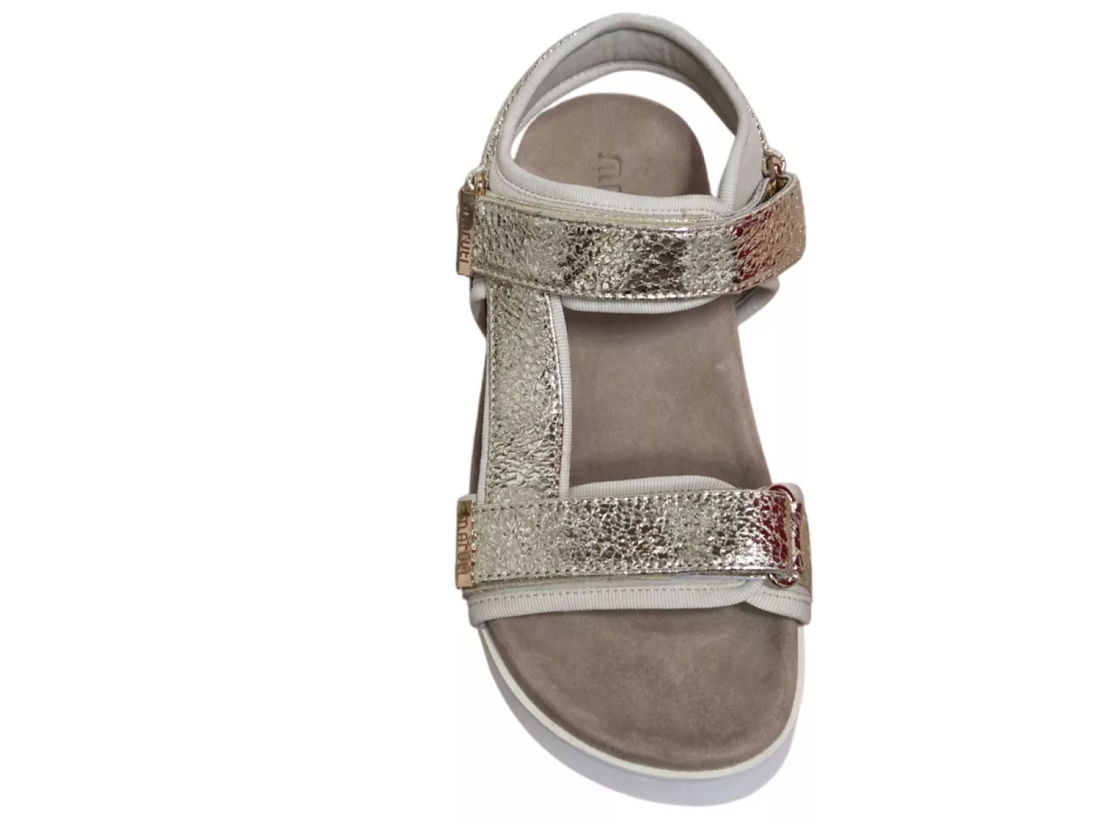 Maruti Maruti Beau Leather Gold Sandalen Goud Leer Dames