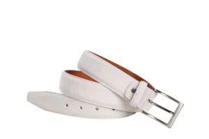 Officine Napoli Officine Napoli 2035 Bianco W000 Riem Wit Suede Uniseks