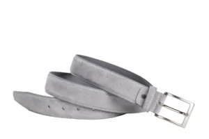 Officine Napoli Officine Napoli 2035 Cenere 3005 Riemen Licht Grijs Suede Heren