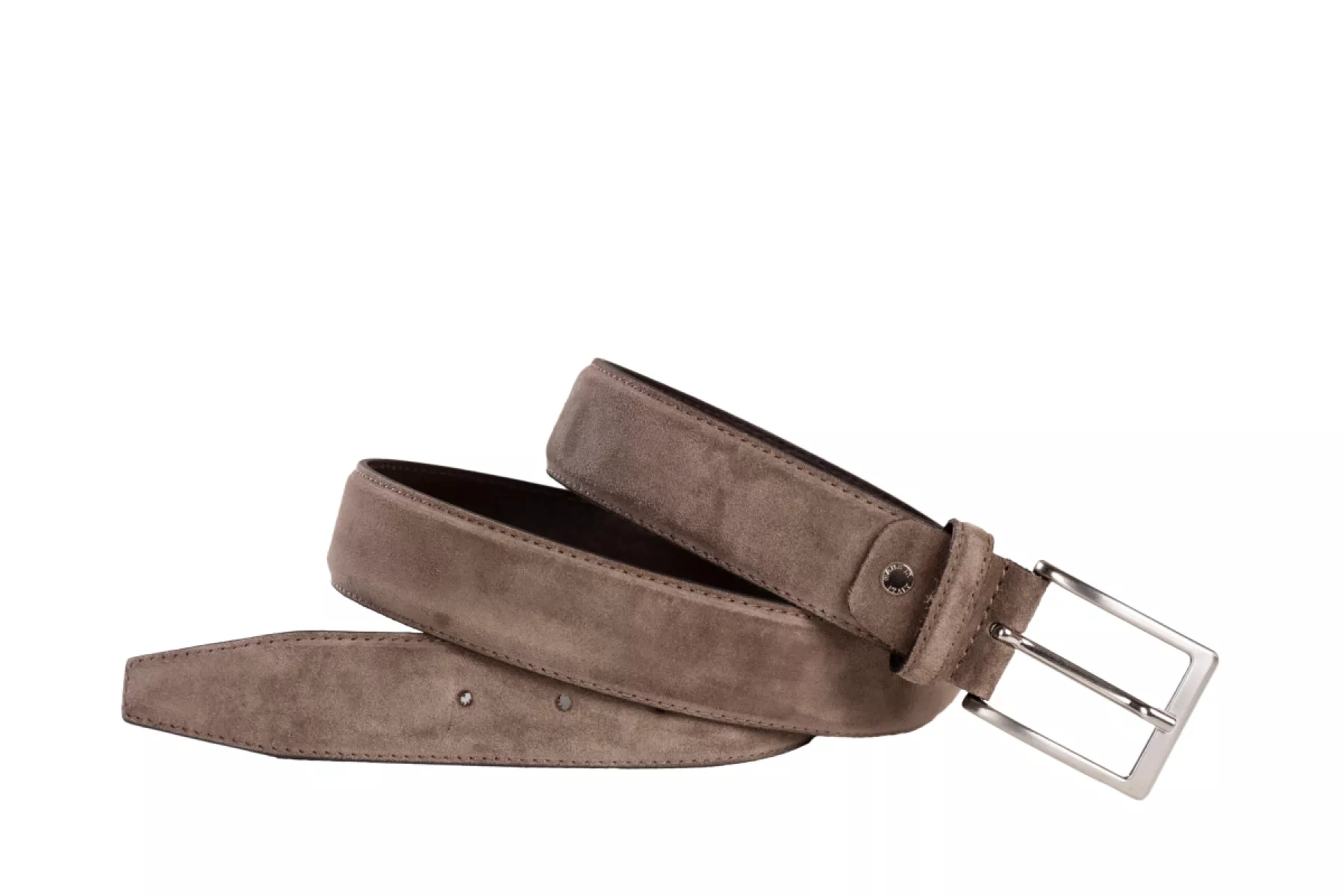 Officine Napoli Officine Napoli 2035 Taupe 3700 Kleding Riem Taupe Suede Heren