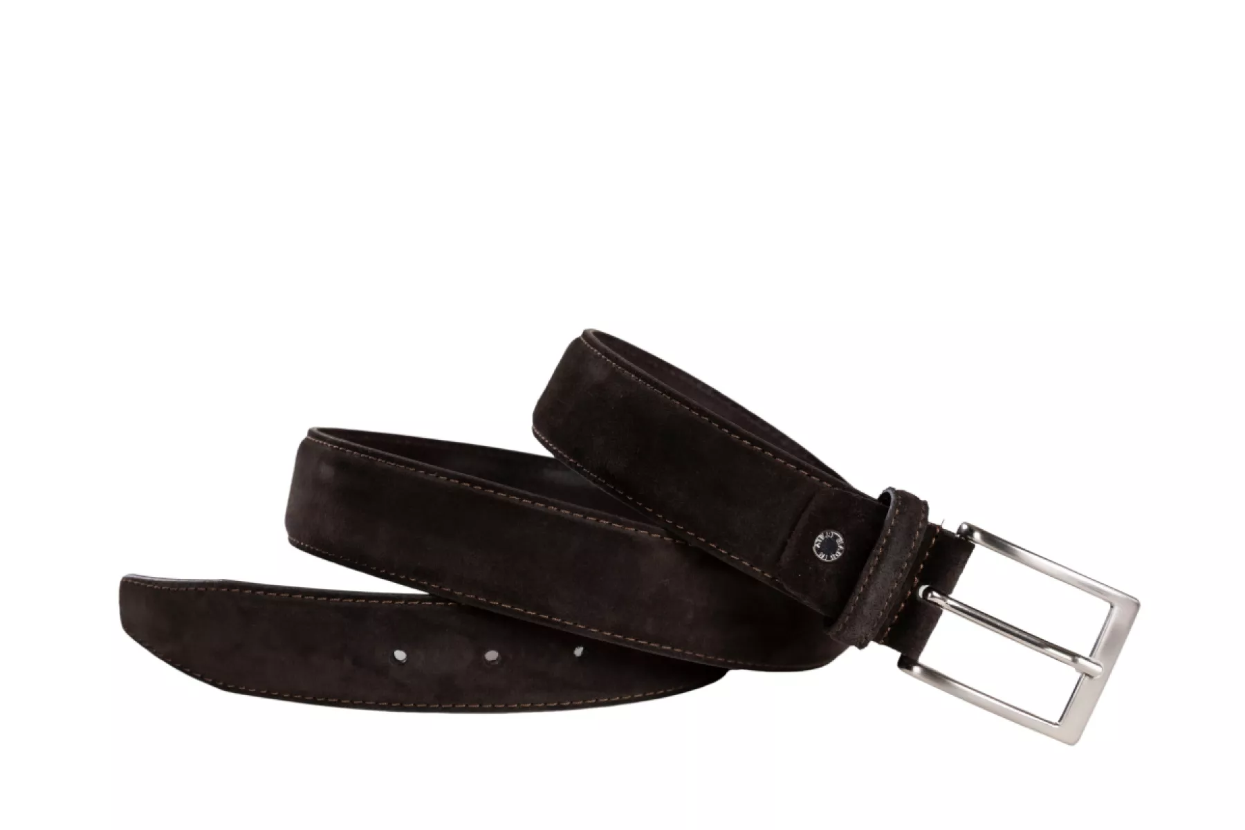 Officine Napoli Officine Napoli 2035 Testa Di Moro M861 kleding Riem Diep Bruin Suede Heren